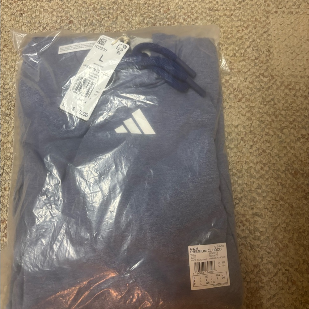 Adidas Men's Navy Hoodie
